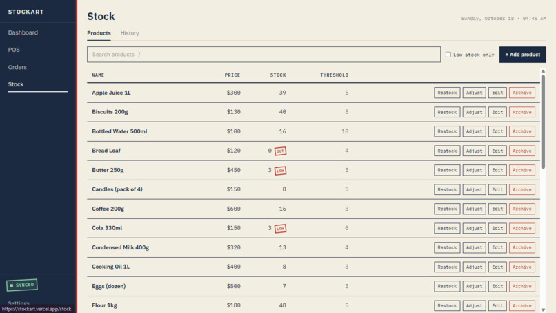 Stockart – screenshot 1