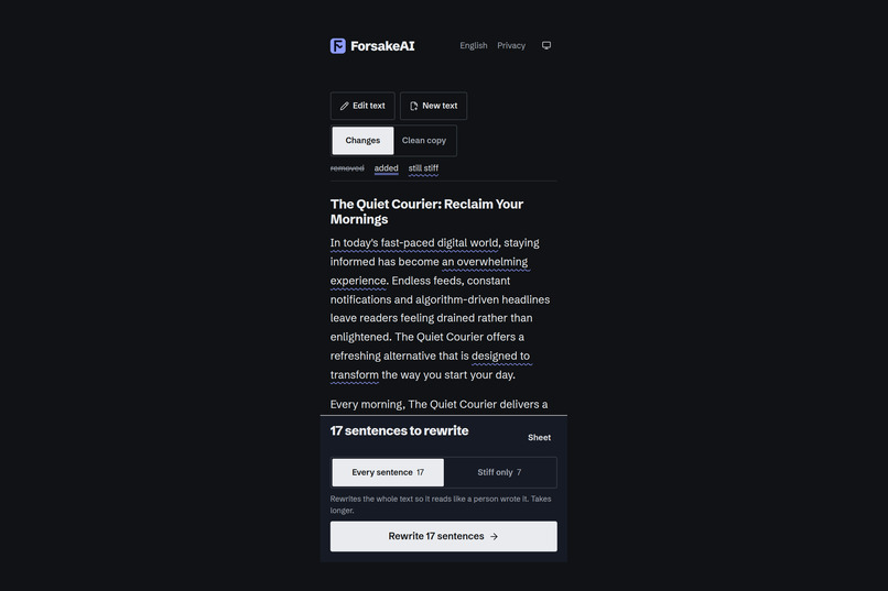 ForsakeAI – screenshot 4