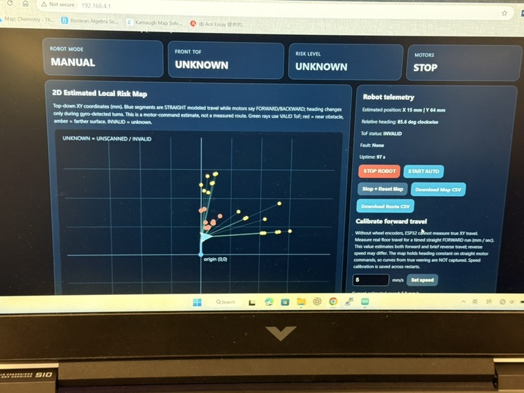 Path-Mapping Autonomous Vehicle – screenshot 2