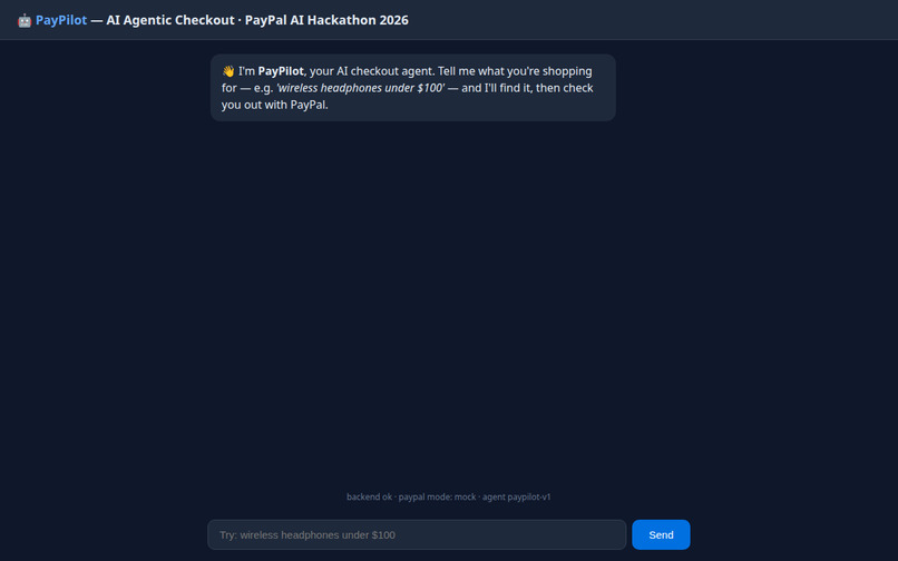 PayPilot — AI Agentic Checkout – screenshot 2