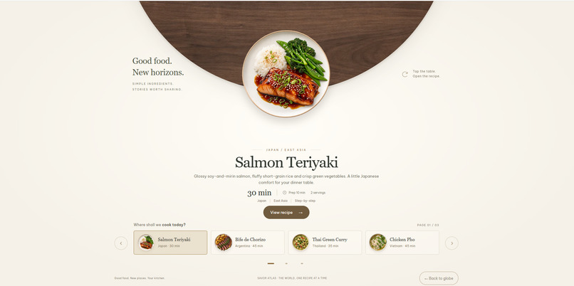Savor Atlas – screenshot 2