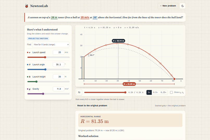 NewtonLab – screenshot 3