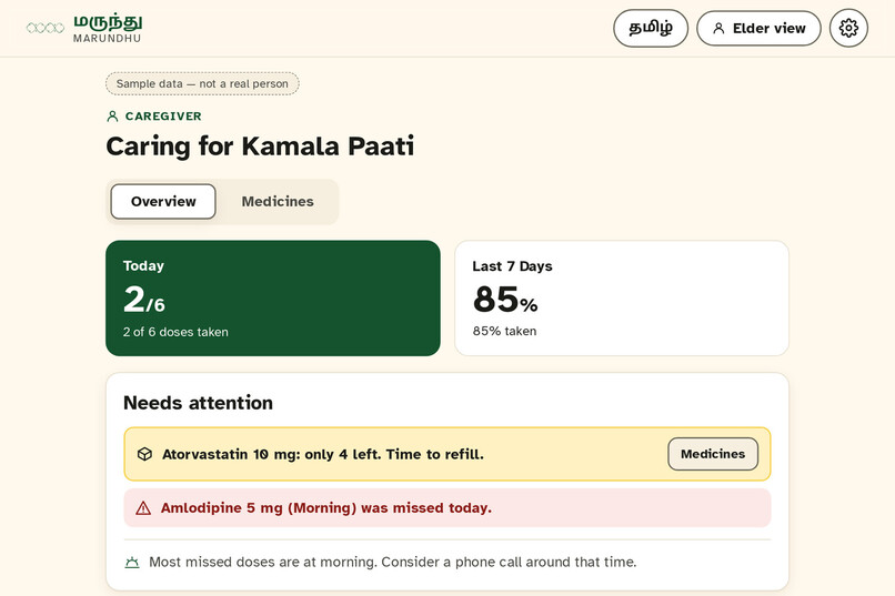 Marundhu (MedMinder) – screenshot 1