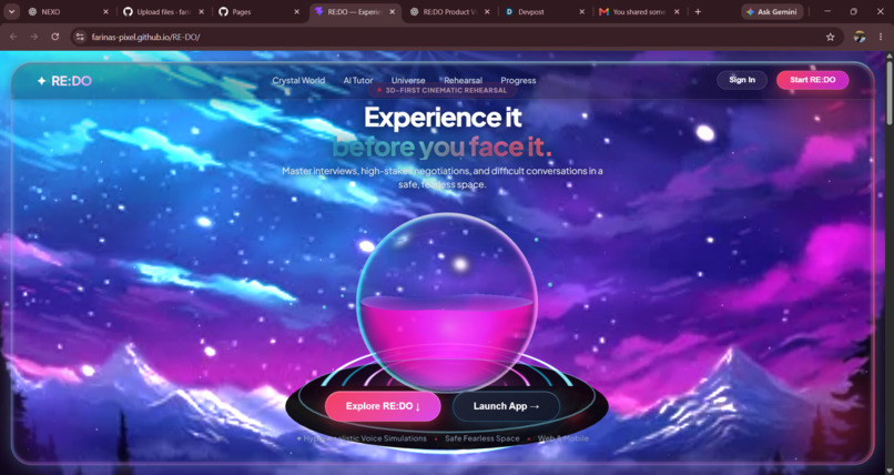 RE:DO – screenshot 1