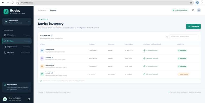 FixRelay - Evidence-Grounded Home Repair Agent – screenshot 2