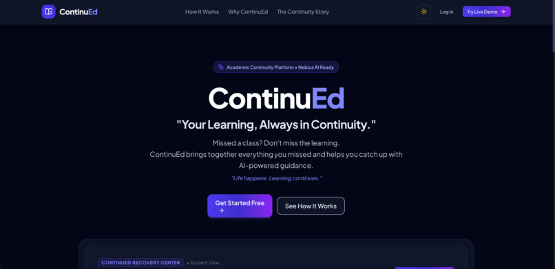 ContinuEd - Your Learning, Always in Continuity. – screenshot 1