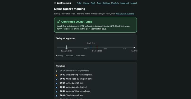 Quiet Morning – screenshot 1