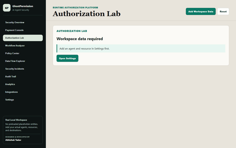 GhostPermission — AI Agent Payment Security Gateway – screenshot 3