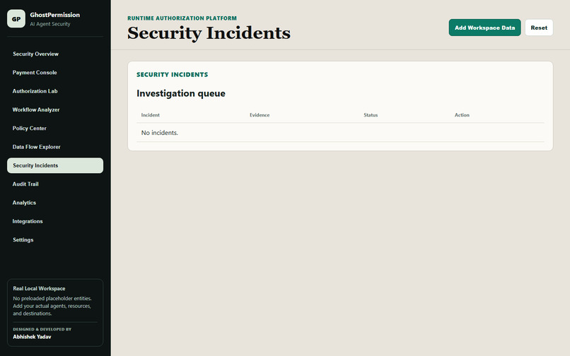 GhostPermission — AI Agent Payment Security Gateway – screenshot 7