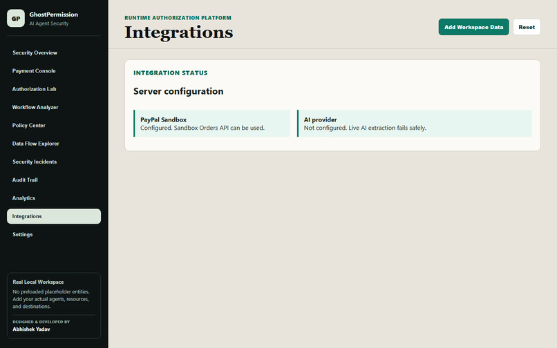 GhostPermission — AI Agent Payment Security Gateway – screenshot 10