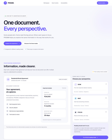 PRISMM — One Document. Every Perspective. – screenshot 1
