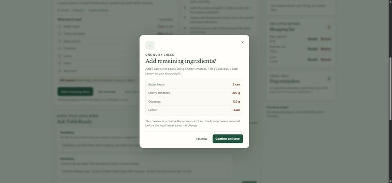 TableReady – screenshot 1
