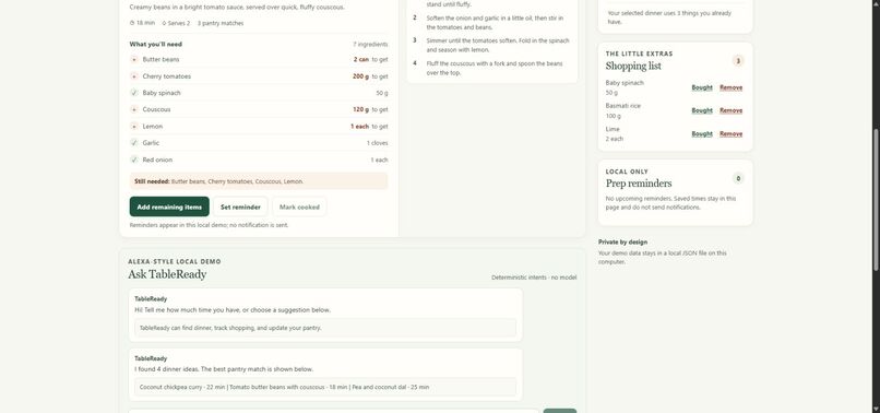 TableReady – screenshot 3