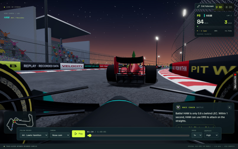 ApexLab — Interactive F1 Race & Strategy Studio – screenshot 8