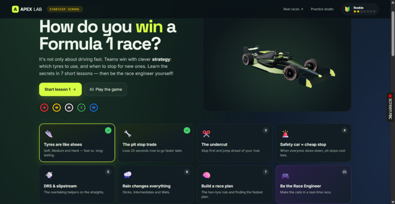 ApexLab — Interactive F1 Race & Strategy Studio – screenshot 15