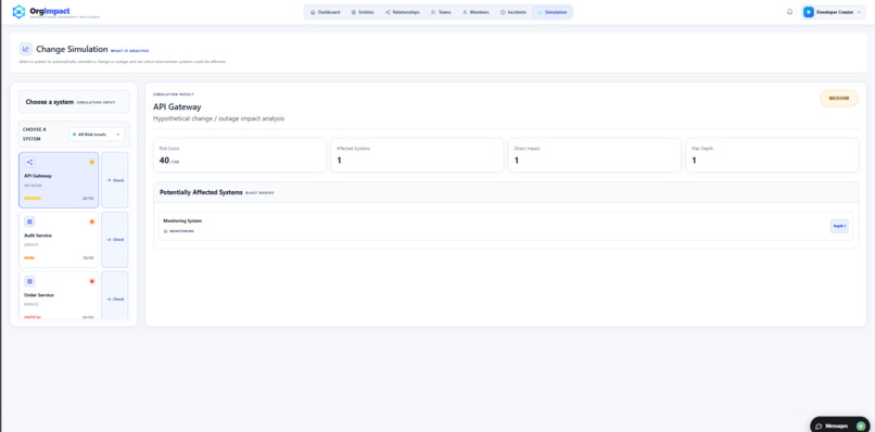 OrgImpact – screenshot 4