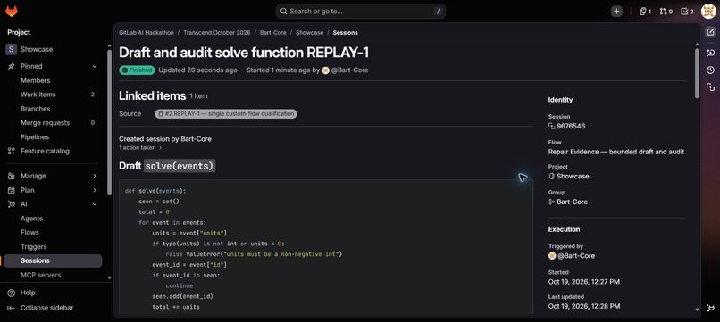 Repair Evidence – screenshot 2