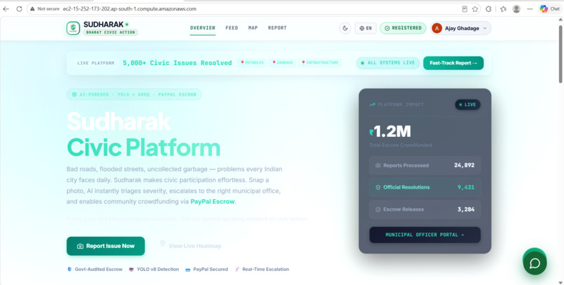 Sudharak — Turning Civic Problems into Community Action – screenshot 7