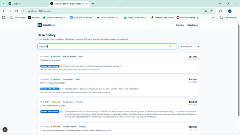 DisputeDesk – screenshot 7