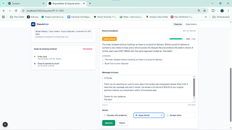 DisputeDesk – screenshot 8