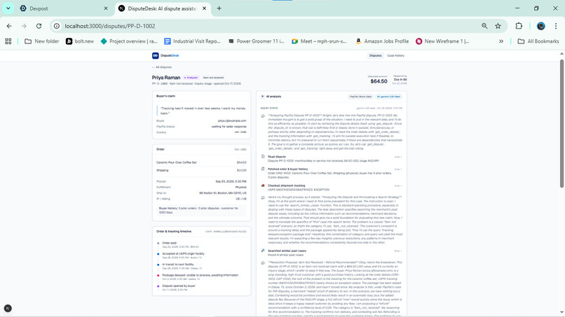 DisputeDesk – screenshot 4