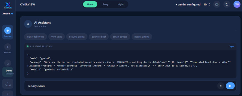XNode AI Command Center – screenshot 2