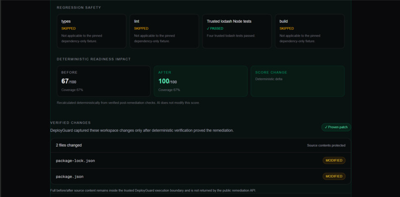 DeployGuard AI – screenshot 6