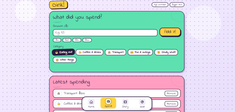 Oink – screenshot 3