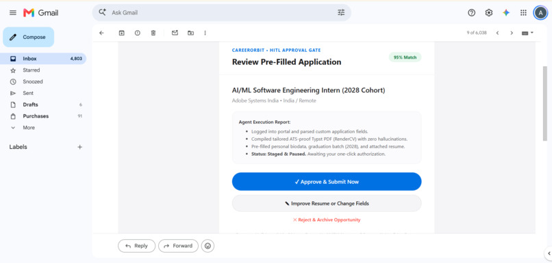 CareerOrbit — Autonomous Personal AI Career Agent – screenshot 2