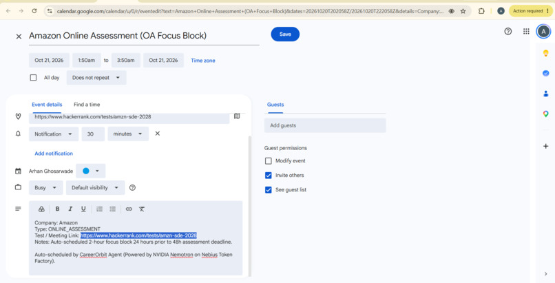 CareerOrbit — Autonomous Personal AI Career Agent – screenshot 4