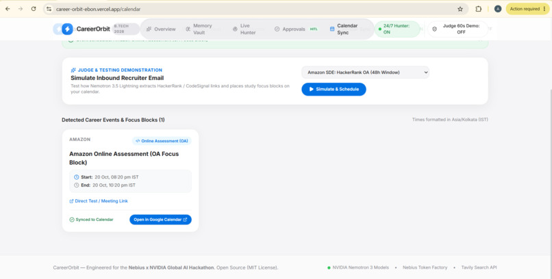 CareerOrbit — Autonomous Personal AI Career Agent – screenshot 6