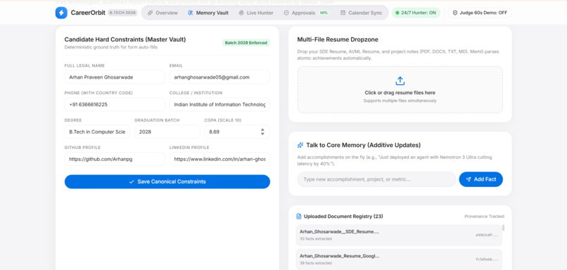 CareerOrbit — Autonomous Personal AI Career Agent – screenshot 7