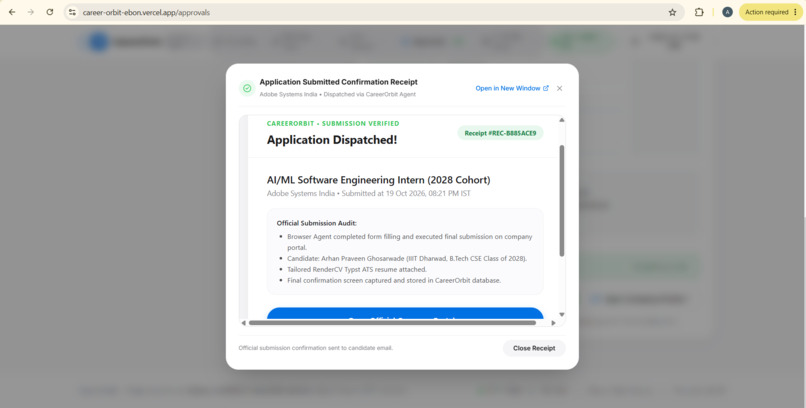 CareerOrbit — Autonomous Personal AI Career Agent – screenshot 10