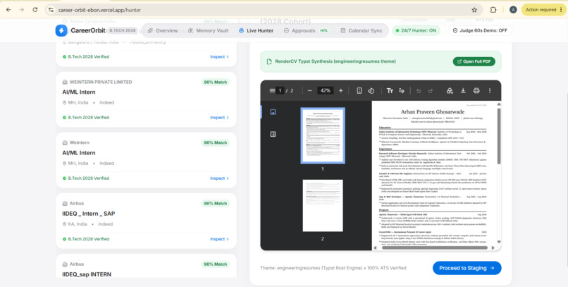 CareerOrbit — Autonomous Personal AI Career Agent – screenshot 11