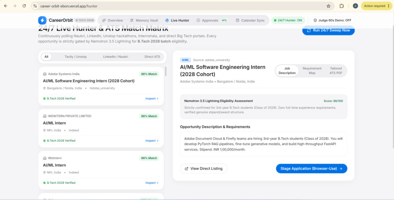 CareerOrbit — Autonomous Personal AI Career Agent – screenshot 12