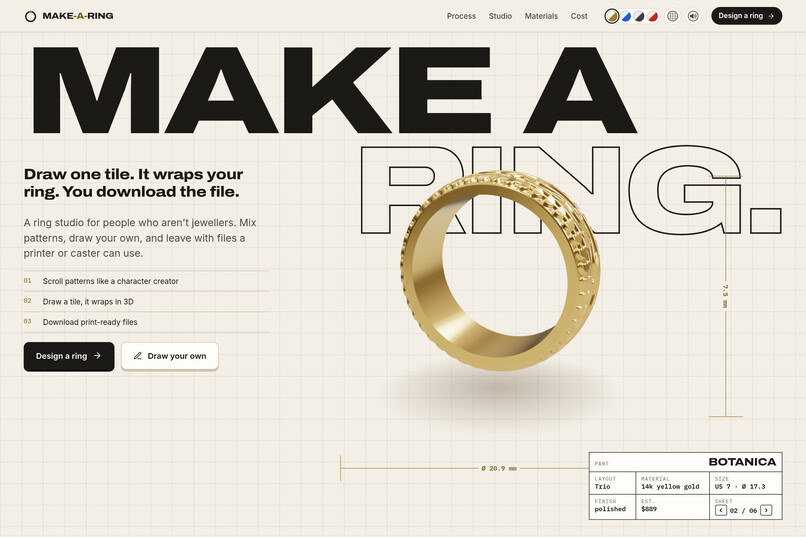 MAKE-A-RING – screenshot 1
