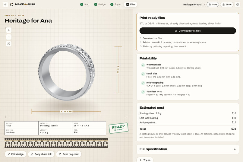 MAKE-A-RING – screenshot 7