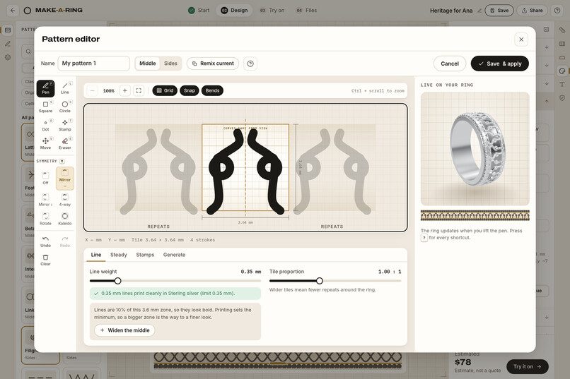 MAKE-A-RING – screenshot 4