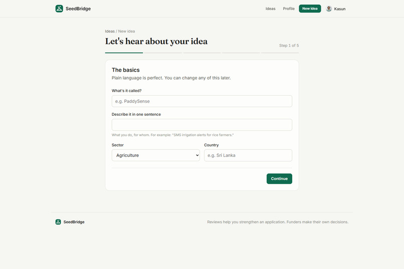 SeedBridge – screenshot 1