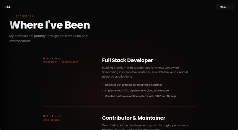 Void & Cloud-Interactive 3D Portfolio – screenshot 5