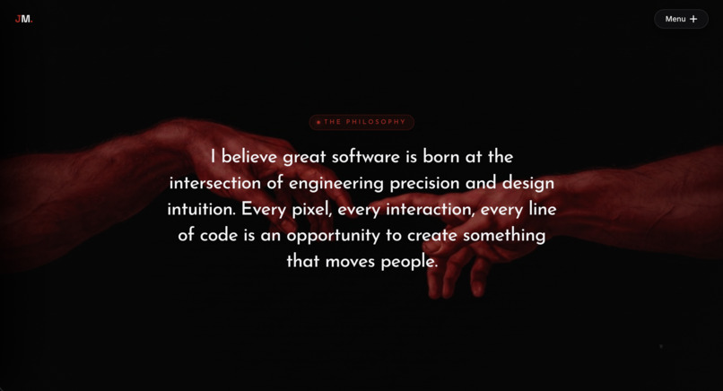 Void & Cloud-Interactive 3D Portfolio – screenshot 2