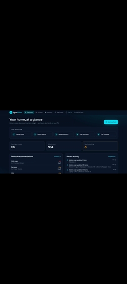Smart home inventory and vision – screenshot 1