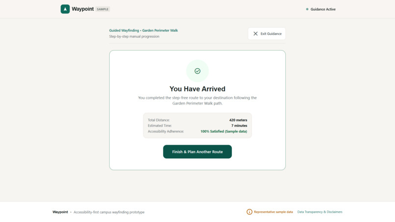 Waypoint — Accessible Campus Navigation – screenshot 1
