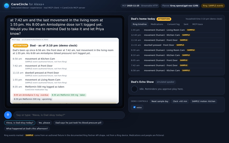 CareCircle for Alexa+ – screenshot 1