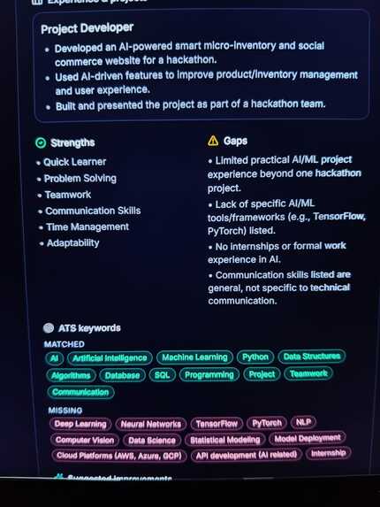 AI Interview Copilot & Smart Resume Analyzer – screenshot 3