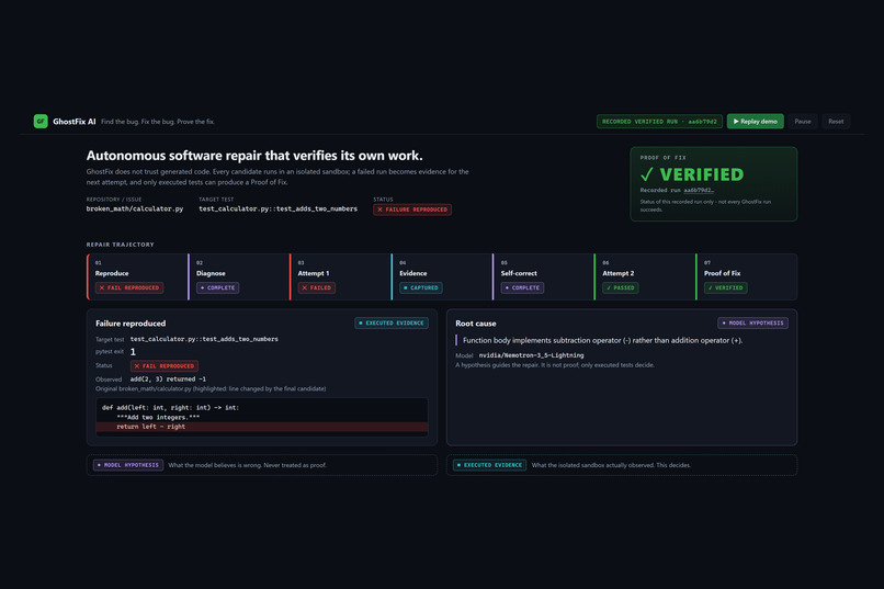 GhostFix AI – screenshot 1