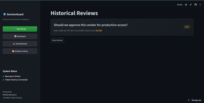 DecisionGuard AI – screenshot 1