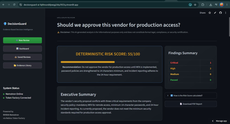 DecisionGuard AI – screenshot 7