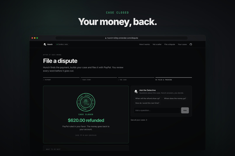 Hunch – screenshot 1