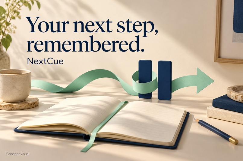 NextCue — Pick Up Where You Left Off – screenshot 2